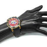  Shop Authentic Gucci Dive Quartz Red Dial Black Rubber Strap Watch For Men - YA136325 - Luxxuri