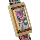  Shop Authentic Gucci G-Frame Floral Mother of Pearl Dial White Leather Strap Watch For Women - YA147406 - Luxxuri