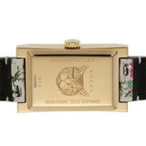  Shop Authentic Gucci G-Frame Floral Mother of Pearl Dial White Leather Strap Watch For Women - YA147406 - Luxxuri