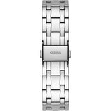  Shop Authentic Guess Heiress Multifunction Diamonds Silver Dial Silver Steel Strap Watch for Women - GW0440L1 - Luxxuri