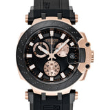  Shop Authentic Tissot T Race Chronograph Black Dial Black Silicone Strap Watch For Men - T115.417.37.051.00 - Luxxuri