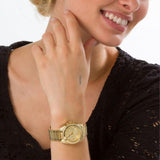  Shop Authentic Michael Kors Blair Gold Dial Gold Steel Strap Watch for Women - MK5639 - Luxxuri