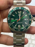  Shop Authentic Tag Heuer Formula 1 Limited Edition Green Dial Silver Steel Strap Watch for Men - WAZ1017.BA0842 - Luxxuri