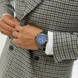  Shop Authentic Hugo Boss Ocean Edition Navy Blue Dial Black Steel Strap Watch for Men - 1513743 - Luxxuri
