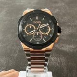  Shop Authentic Hugo Boss Supernova Black Dial Two Tone Steel Strap Watch for Men - 1513358 - Luxxuri