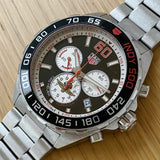  Shop Authentic Tag Heuer Formula 1 Indy 500 Special Edition Black Dial Silver Steel Strap Watch for Men - CAZ101V.BA0842 - Luxxuri