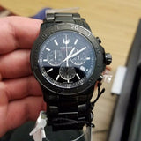  Shop Authentic Movado Series 800 Chronograph Black Dial Black Steel Strap Watch For Men - 2600119 - Luxxuri