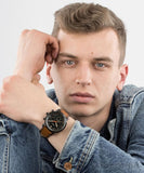  Shop Authentic Fossil Goodwin Luggage Chronograph Black Dial Brown Leather Strap Watch for Men - FS5501 - Luxxuri