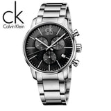  Shop Authentic Calvin Klein Post Minimal Chronograph Black Dial Silver Steel Strap Watch for Men - K7627161 - Luxxuri