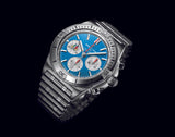  Shop Authentic Breitling Chronomat B01 42 Six Nations Italy Blue Dial Silver Steel Strap Watch for Men - AB0134A41C1A1 - Luxxuri
