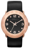  Shop Authentic Marc Jacobs Amy Black Dial Black Leather Strap Watch for Women - MBM1225 - Luxxuri