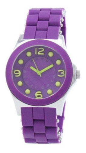  Shop Authentic Marc Jacobs Pelly Purple Dial Purple Silicone Strap Watch for Women - MBM2515 - Luxxuri