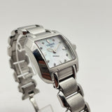  Shop Authentic Tissot T Wave Diamonds Mother of Pearl Dial Silver Steel Strap Watch for Women - T02.1.285.74 - Luxxuri