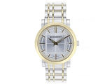  Shop Authentic Burberry Heritage White Dial Two Tone Stainless Steel Strap Watch for Men - BU1358 - Luxxuri