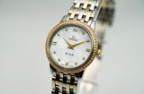 Shop Authentic Omega De Ville Prestige Quartz Diamonds Mother of Pearl Dial Two Tone Steel Strap Watch for Women - 424.25.27.60.55.001 - Luxxuri