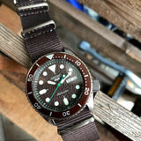  Shop Authentic Seiko 5 Sport Automatic Brown Dial Brown Nylon Strap Watch For Men - SRPD85K1 - Luxxuri
