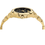  Shop Authentic Versace Chain Reaction Quartz Black Dial Two Tone Steel Strap Watch for Men - VEDY00619 - Luxxuri