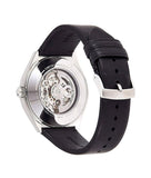  Shop Authentic Emporio Armani Meccanico White Skeleton Dial Black Leather Strap Watch For Men - AR60003 - Luxxuri