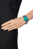  Shop Authentic Gucci G-Timeless Turquoise Mother of Pearl Dial Silver Mesh Bracelet Watch For Women - YA126582 - Luxxuri