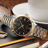  Shop Authentic Tudor Style Automatic Black Dial Two Tone Steel Strap Watch for Men - M12713-0005 - Luxxuri