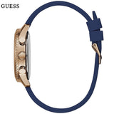  Shop Authentic Guess Zena Blue Dial Blue Silicone Strap Watch For Women - W1094L2 - Luxxuri