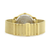  Shop Authentic Movado Bold Diamonds Gold Dial Gold Mesh Bracelet Watch For Men - 3600460 - Luxxuri