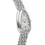  Shop Authentic Bvlgari Serpenti Seduttori Quartz White Dial Silver Steel Strap Watch for Women - SERPENTI103141 - Luxxuri