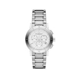  Shop Authentic Burberry City Chronograph White Dial Silver Steel Strap Watch For Women - BU9700 - Luxxuri