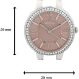  Shop Authentic Fossil Virginia Pink Dial Silver Steel Strap Watch for Women - ES3504 - Luxxuri