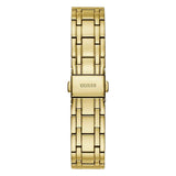  Shop Authentic Guess Crystalline Diamonds Gold Dial Gold Steel Strap Watch for Women - GW0114L2 - Luxxuri