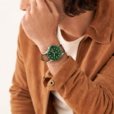  Shop Authentic Fossil Dillinger Luggage Chronograph Green Dial Brown Leather Strap Watch for Men - FS5734 - Luxxuri