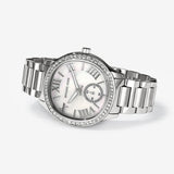  Shop Authentic Michael Kors Sage Three-Hand White Dial Silver Steel Strap Watch for Women - MK4807 - Luxxuri