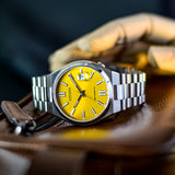  Shop Authentic Citizen Tsuyosa Automatic Yellow Dial Silver Steel Strap Watch for Men - NJ0150-81Z - Luxxuri