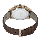 Shop Authentic Hugo Boss Grand Prix Blue Dial Brown Leather Strap Watch for Men - 1513604 - Luxxuri