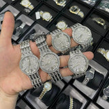  Shop Authentic Bulova Crystal Collection Silver Dial Silver Steel Strap Watch for Women - 96L243 - Luxxuri