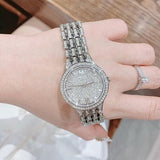  Shop Authentic Bulova Crystal Collection Silver Dial Silver Steel Strap Watch for Women - 96L243 - Luxxuri