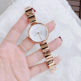  Shop Authentic Calvin Klein Wavy White Dial Rose Gold Steel Strap Watch for Women - K9U23646 - Luxxuri