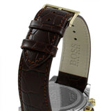  Shop Authentic Hugo Boss Ikon White Dial Brown Leather Strap Watch for Men - 1513174 - Luxxuri