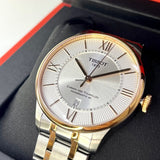  Shop Authentic Tissot Chemin des Tourelles Powermatic 80 Silver Dial Two Tone Steel Strap Watch for Men - T099.407.22.038.02 - Luxxuri