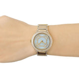 Shop Authentic Michael Kors Kerry Mother of Pearl Dial Gold Steel Strap Watch for Women - MK3481 - Luxxuri