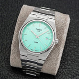  Shop Authentic Tissot PRX Quartz Light Green Dial Silver Steel Strap Watch for Men - T137.410.11.091.01 - Luxxuri