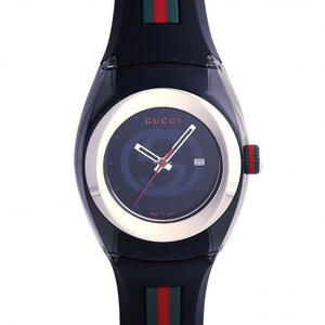 Shop Authentic Gucci Sync Quartz Black Dial Black Rubber Strap Watch For Men - YA137301 - Luxxuri