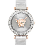  Shop Authentic Versace Palazzo Empire Silver Dial Silver Mesh Bracelet Watch for Women - VEDV00419 - Luxxuri
