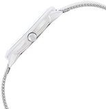  Shop Authentic Calvin Klein Minimal Grey Dial Silver Mesh Bracelet Watch for Women - K3M2212X - Luxxuri