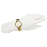  Shop Authentic Guess Park Ave South Analog White Dial Gold Steel Strap Watch For Women - W0767L2 - Luxxuri