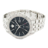  Shop Authentic Versace Univers Analog Black Dial Silver Steel Strap Watch for Men - VEBK00418 - Luxxuri