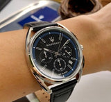  Shop Authentic Maserati Trimarano Chronograph Black Dial Black Leather Strap Watch For Men - R8871632001 - Luxxuri