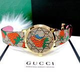  Shop Authentic Gucci G Timeless Brown Dial Brown Leather Strap Watch For Women - YA1264133 - Luxxuri