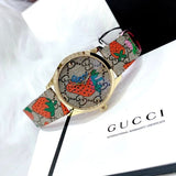  Shop Authentic Gucci G Timeless Brown Dial Brown Leather Strap Watch For Women - YA1264133 - Luxxuri