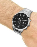  Shop Authentic Fossil Neutra Chronograph Black Dial Silver Steel Strap Watch for Men - FS5384 - Luxxuri